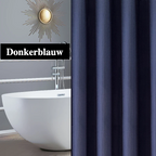 Extra-Thick Waffle Waterproof Mold-Resistant Shower Curtain