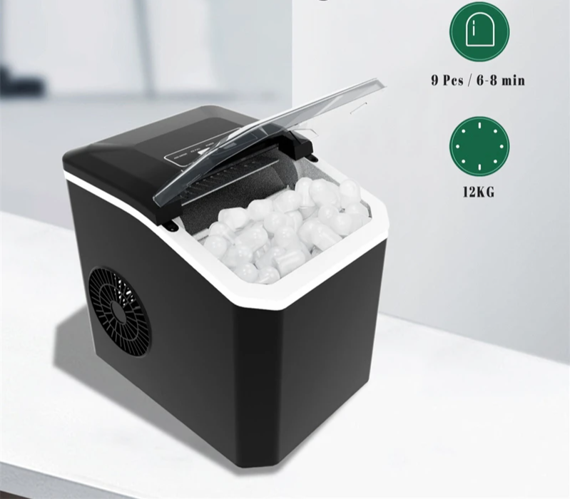 Fast 6-Minute Portable Countertop Ice Maker