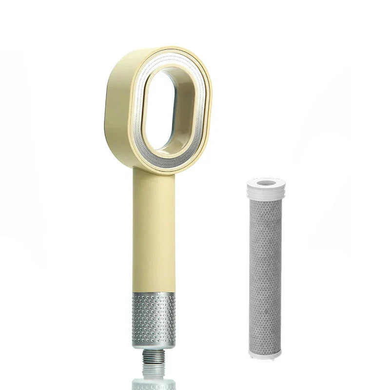 Filtered & Pressure-Boosting Handheld Shower Head