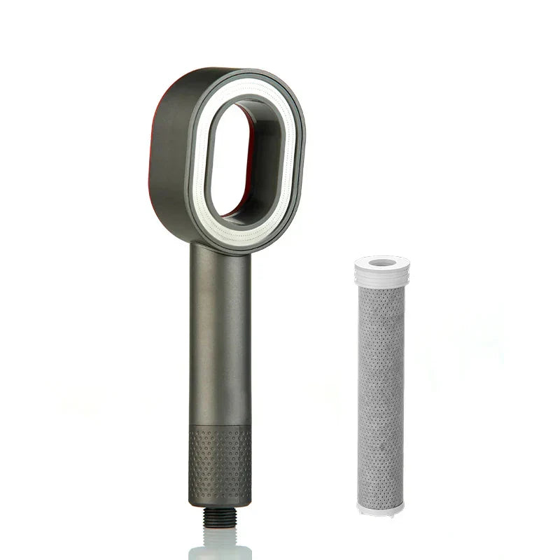 Filtered & Pressure-Boosting Handheld Shower Head