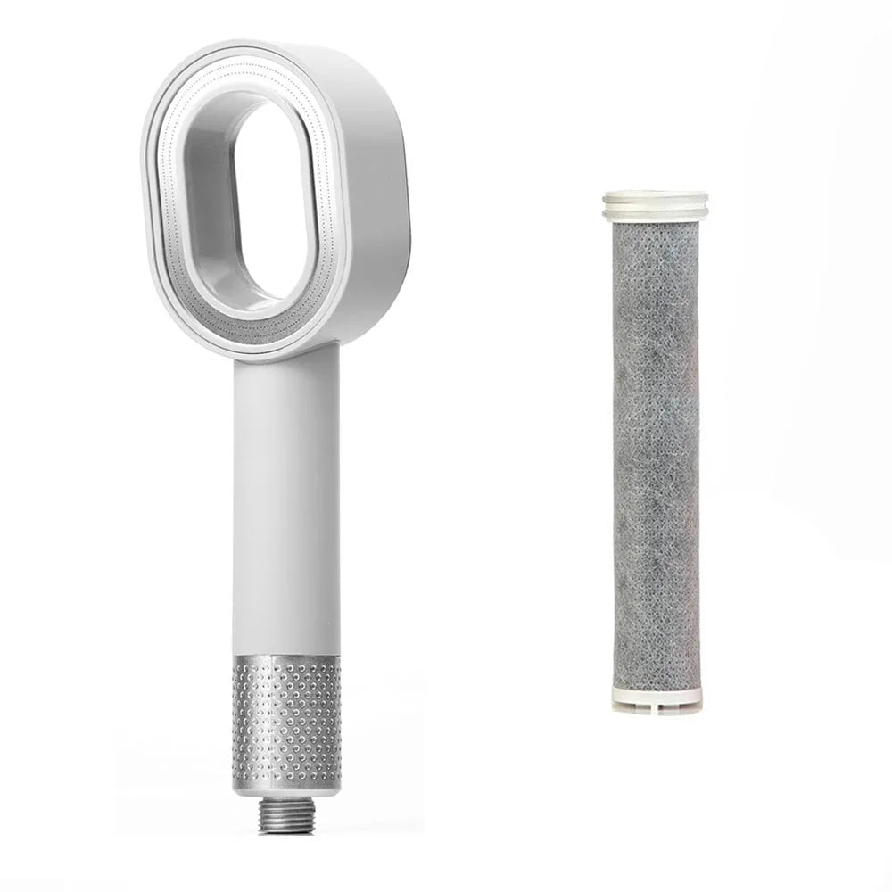 Filtered & Pressure-Boosting Handheld Shower Head
