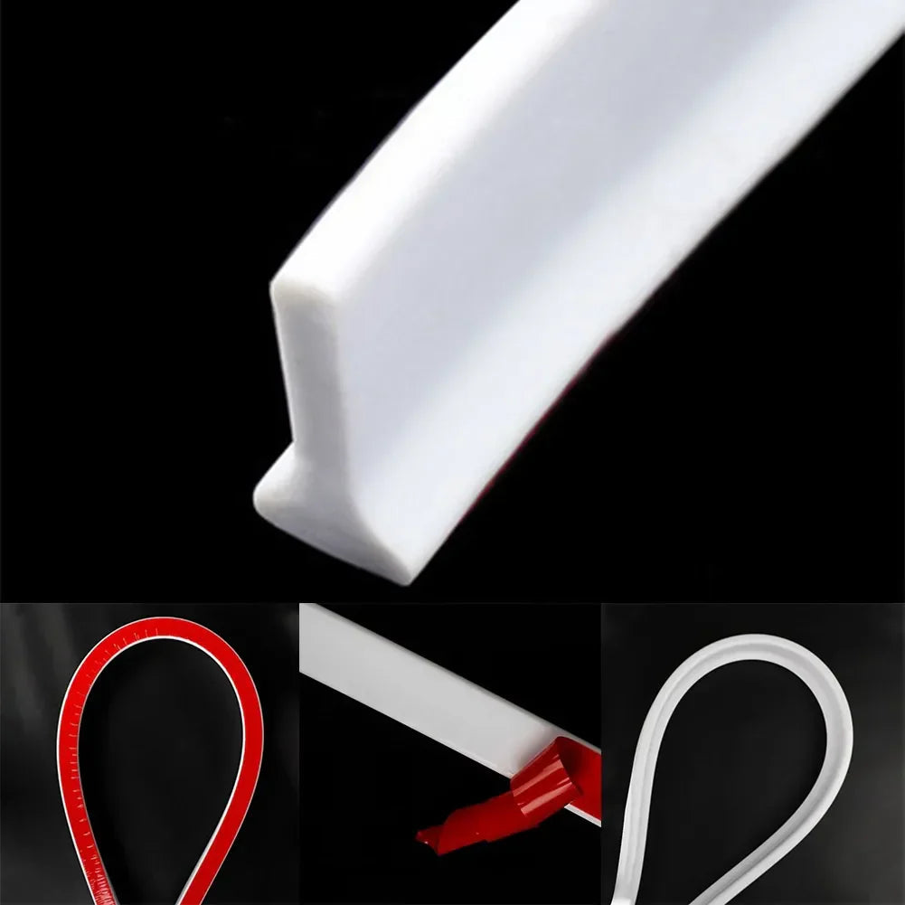 Flexible Self-Adhesive Silicone Shower Dam (Cut-to-Size)
