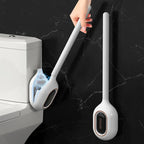 Flexible Silicone Scented Toilet Brush (Drill-Free Wall Mount)
