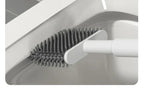 Flexible Silicone Scented Toilet Brush (Drill-Free Wall Mount)