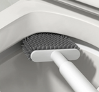 Flexible Silicone Scented Toilet Brush (Drill-Free Wall Mount)
