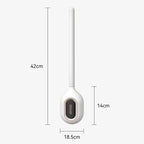Flexible Silicone Scented Toilet Brush (Drill-Free Wall Mount)