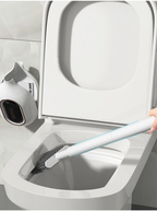 Flexible Silicone Scented Toilet Brush (Drill-Free Wall Mount)