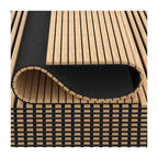 Flexible Sound-Absorbing Oak Wall Panel