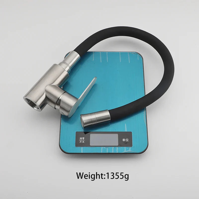 Flexible Spout & Dual-Mode Spray Kitchen Faucet (Single-Handle)