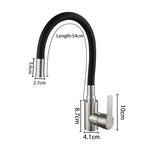 Flexible Spout & Dual-Mode Spray Kitchen Faucet (Single-Handle)