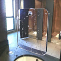 Fogless Acrylic Frameless Shower Mirror (Hook & Suction Mount)