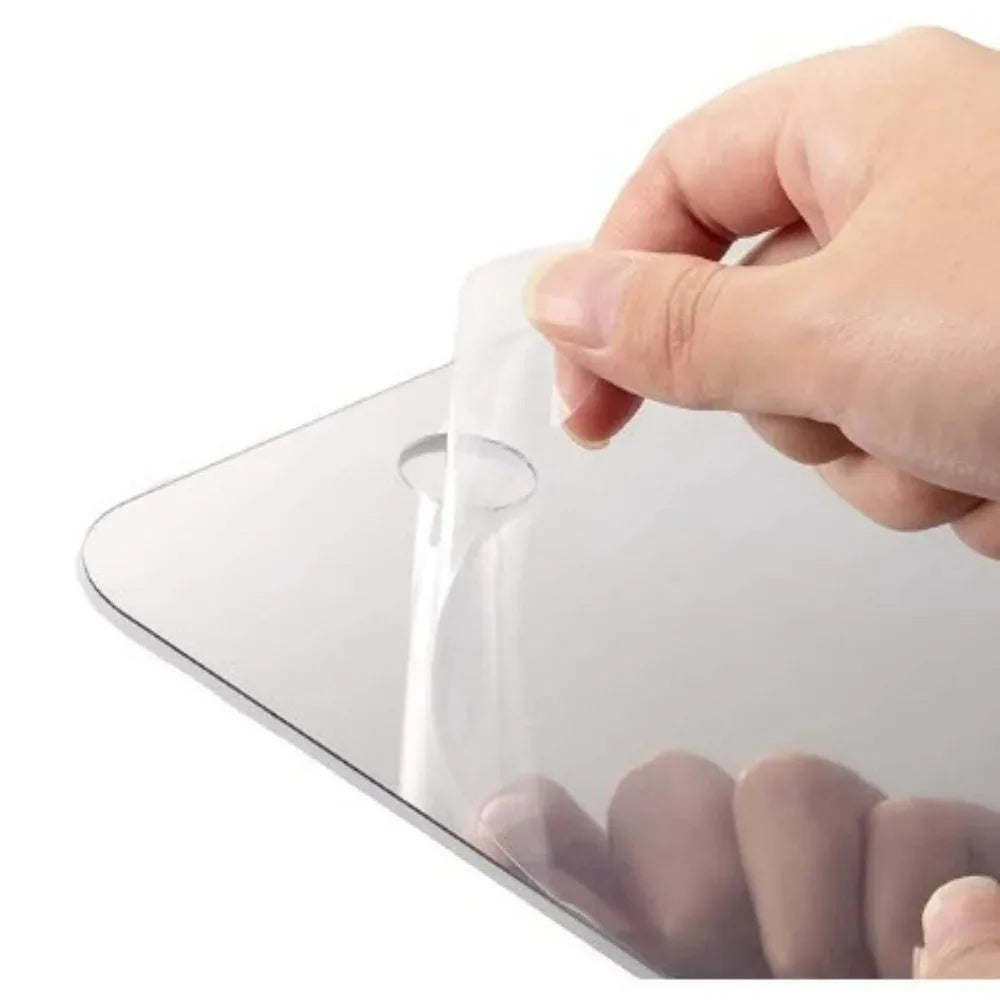 Fogless Acrylic Frameless Shower Mirror (Hook & Suction Mount)