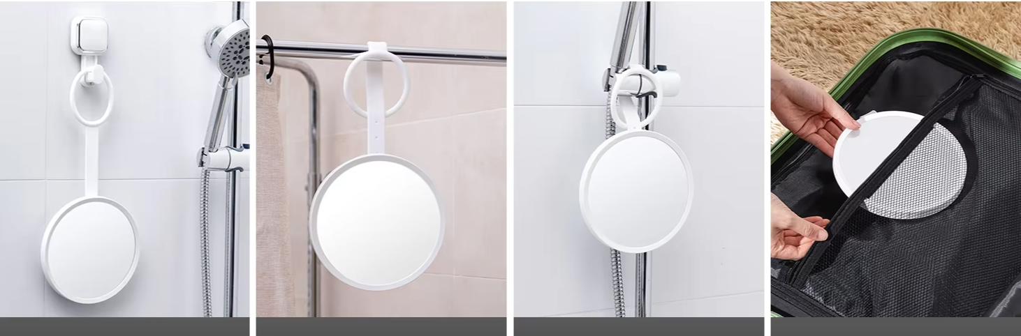 Fogless Water-Fill Shatter-Resistant Shower Mirror