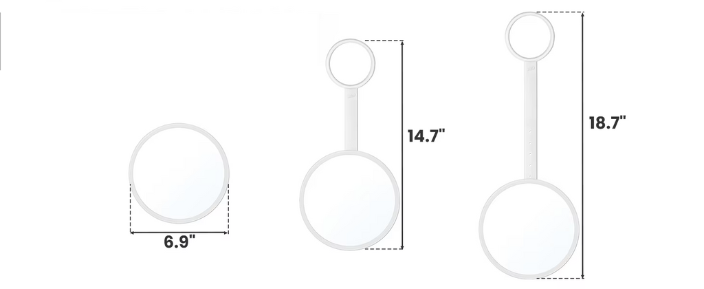 Fogless Water-Fill Shatter-Resistant Shower Mirror