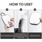 Fogless Water-Fill Shatter-Resistant Shower Mirror