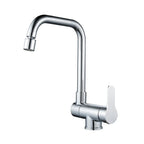 Foldable Brass 360° Swivel & Dual-Spray Kitchen Faucet