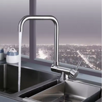 Foldable Brass 360° Swivel & Dual-Spray Kitchen Faucet