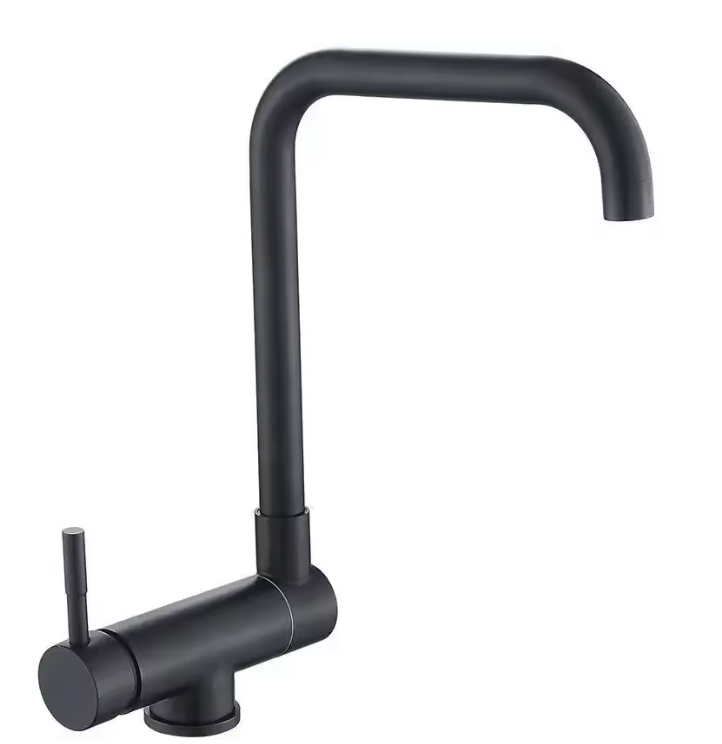 Foldable Brass 360° Swivel & Dual-Spray Kitchen Faucet