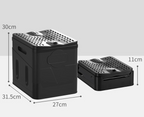 Foldable & Lightweight Cyclone Flush Travel Toilet (4.8L Tank)