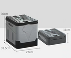 Foldable & Lightweight Cyclone Flush Travel Toilet (4.8L Tank)