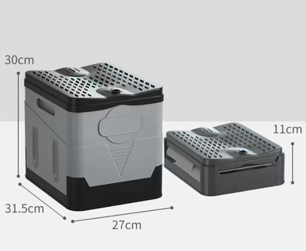 Foldable & Lightweight Cyclone Flush Travel Toilet (4.8L Tank)