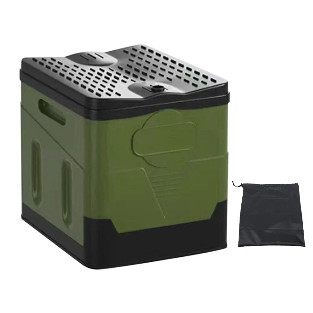 Foldable & Lightweight Cyclone Flush Travel Toilet (4.8L Tank)
