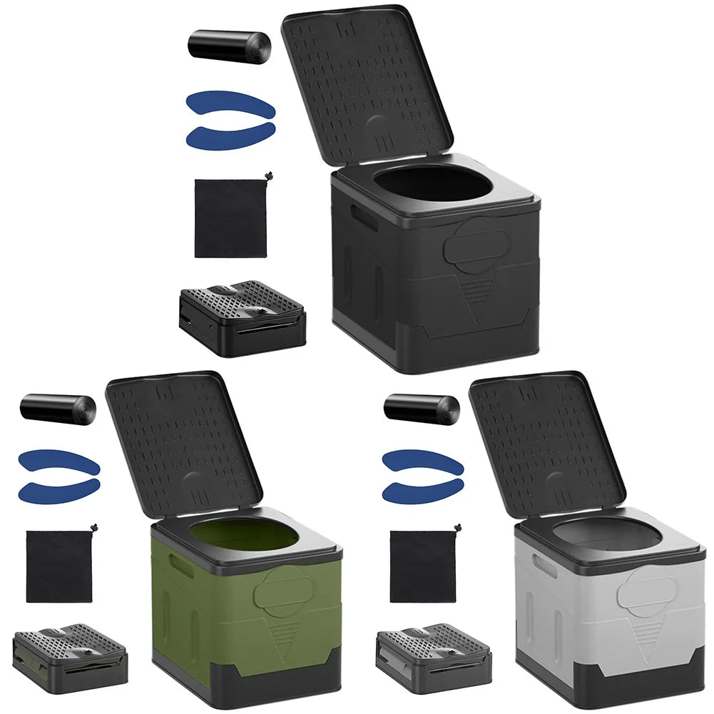 Foldable & Lightweight Cyclone Flush Travel Toilet (4.8L Tank)