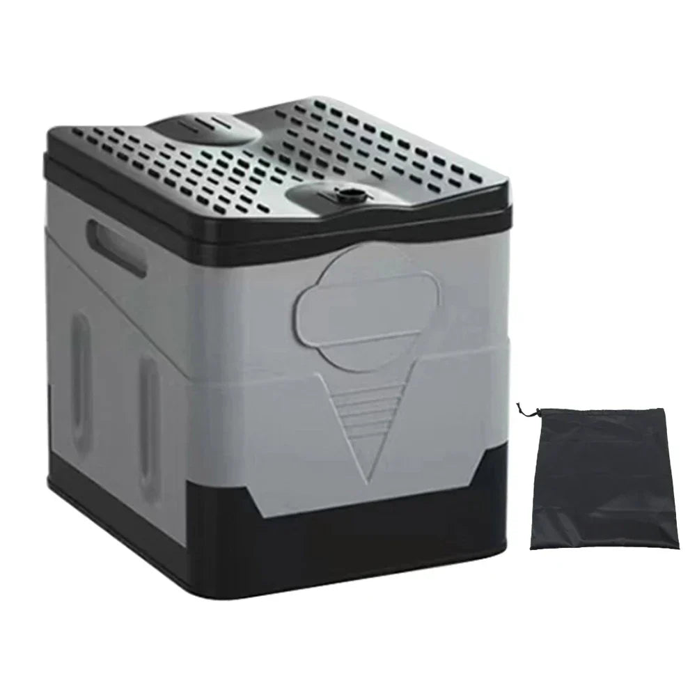 Foldable & Lightweight Cyclone Flush Travel Toilet (4.8L Tank)
