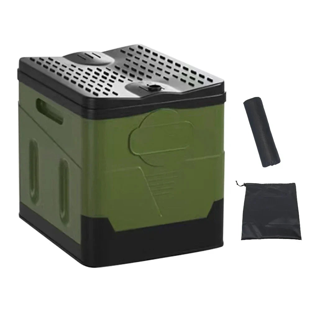 Foldable & Lightweight Cyclone Flush Travel Toilet (4.8L Tank)