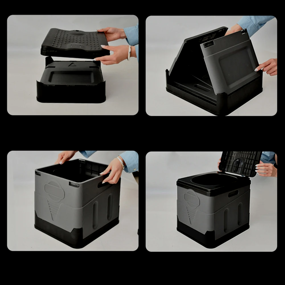 Foldable & Lightweight Cyclone Flush Travel Toilet (4.8L Tank)