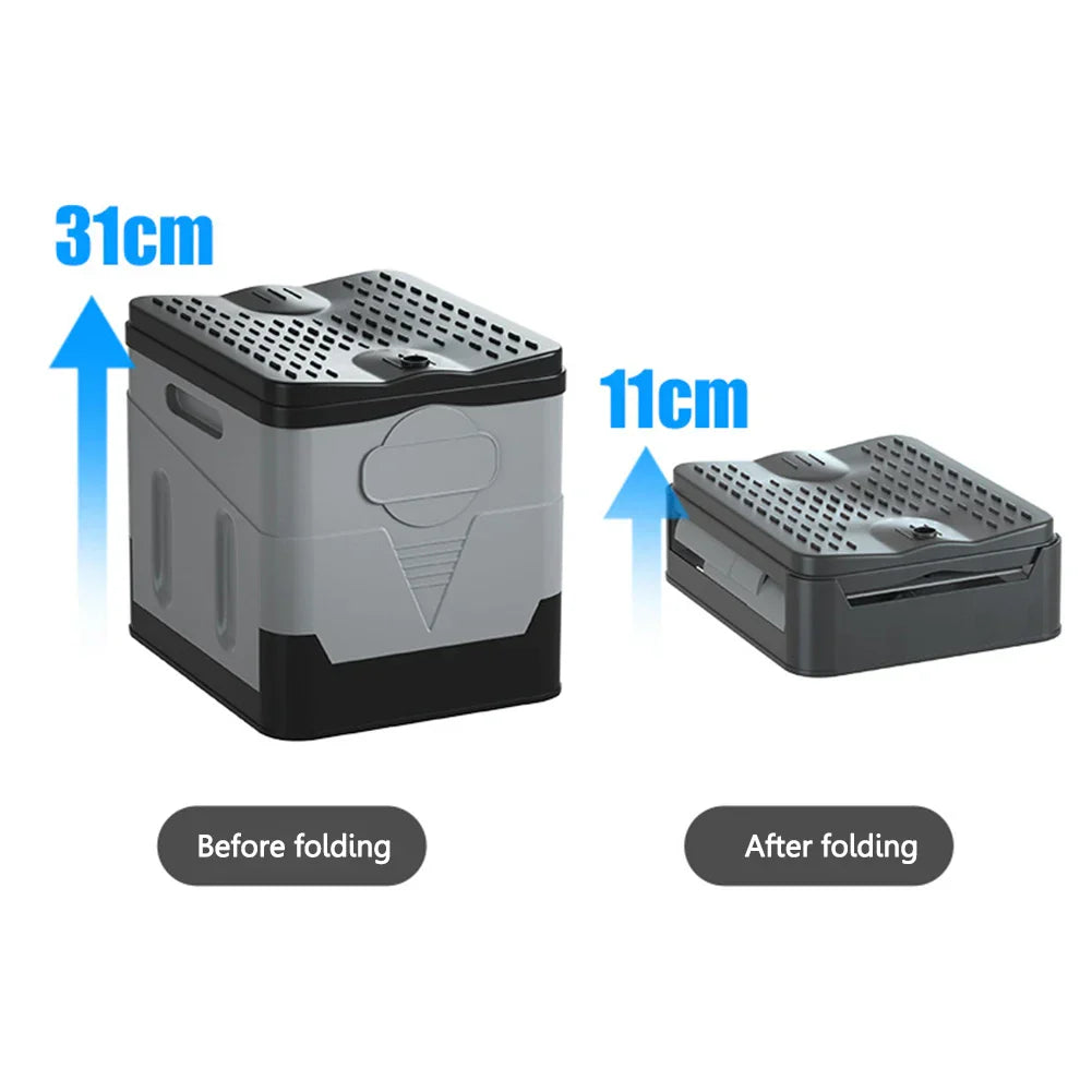 Foldable & Lightweight Cyclone Flush Travel Toilet (4.8L Tank)