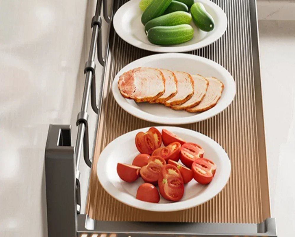 Foldable Self-Adhesive 3-in-1 Spice Rack