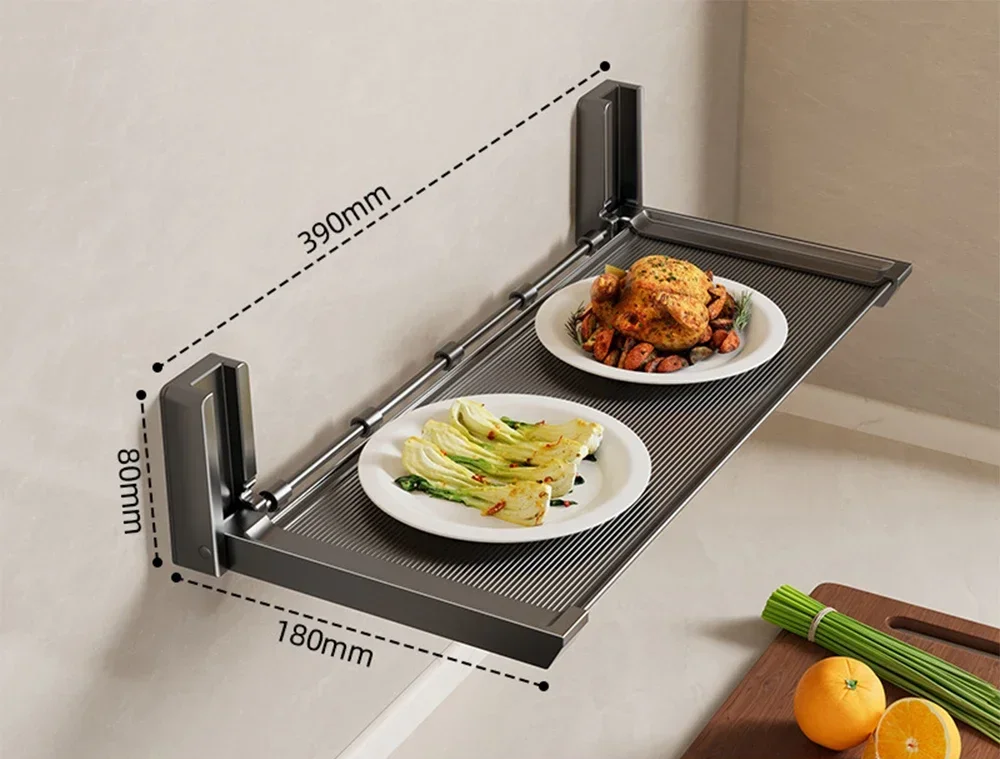 Foldable Self-Adhesive 3-in-1 Spice Rack