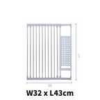 Foldable Space-Saving 304 Stainless Steel Dish Drying Rack