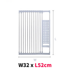 Foldable Space-Saving 304 Stainless Steel Dish Drying Rack