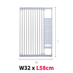 Foldable Space-Saving 304 Stainless Steel Dish Drying Rack
