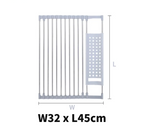 Foldable Space-Saving 304 Stainless Steel Dish Drying Rack