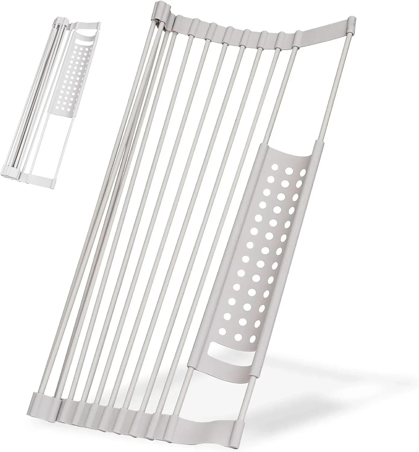Foldable Space-Saving 304 Stainless Steel Dish Drying Rack