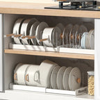 Foldable Space-Saving ABS Pot Lid & Utensil Organizer