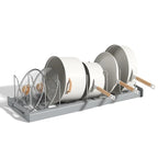 Foldable Space-Saving ABS Pot Lid & Utensil Organizer