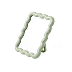 Foldable Wave-Inspired Travel Makeup Mirror