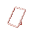 Foldable Wave-Inspired Travel Makeup Mirror