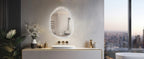 Frameless Anti-Fog Dimmable LED Bathroom Mirror (IP66 Waterproof)