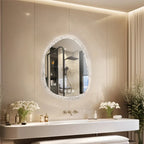 Frameless Anti-Fog Dimmable LED Bathroom Mirror (IP66 Waterproof)