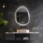 Frameless Anti-Fog Dimmable LED Bathroom Mirror (IP66 Waterproof)