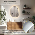 Frameless Anti-Fog Dimmable LED Bathroom Mirror (IP66 Waterproof)