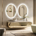 Frameless Anti-Fog Dimmable Touch LED Vanity Mirror (Hardwired)