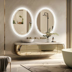 Frameless Anti-Fog Dimmable Touch LED Vanity Mirror (Hardwired)