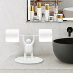 Freestanding 3D Weightlifter Toilet Paper Holder