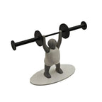 Freestanding 3D Weightlifter Toilet Paper Holder